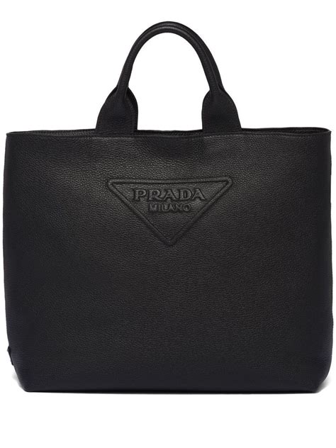 prada purse logo|prada embossed logo tote.